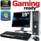 SIMPLE Gaming PC with 19inch TFT, keyboard and mouse