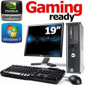 SIMPLE Game DESKTOP 4gb ram with19 inches TFT Monitor