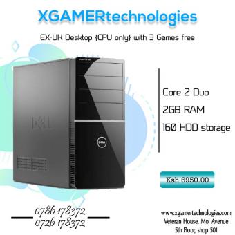 Refurbed Dell desktop CPU only with 3 free games