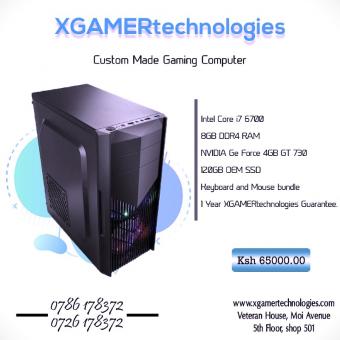 Core i7 custom gaming rig with NVIDIA graphics