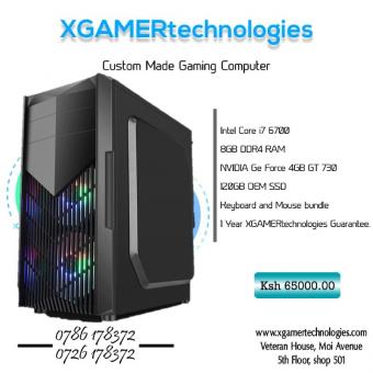 Core i7 gaming desktop with 4GB NVIDIA GeForce