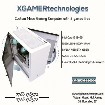 XGAMERtechs gaming tower computer with games bonus